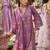 Women Floral Embroidered Panelled Thread Work Kurta with Trousers & With Dupatta