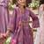 Women Floral Embroidered Panelled Thread Work Kurta with Trousers & With Dupatta