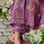 Women Floral Embroidered Panelled Thread Work Kurta with Trousers & With Dupatta