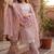 Women Floral Embroidered Regular Sequinned Pure Cotton Kurta with Trousers & With Dupatta