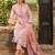 Women Floral Embroidered Panelled Thread Work Kurta with Trousers & With Dupatta