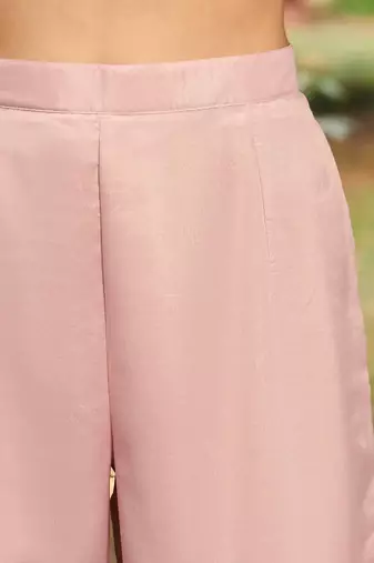 Women Floral Embroidered Panelled Thread Work Kurta with Trousers & With Dupatta