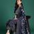 Ethnic Motifs Printed Thread Work Kurta with Trousers & With Dupatta