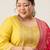Plus Size Embroidered Regular Kurta with Trousers & With Dupatta