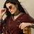 Women Ethnic Motifs Printed Regular Thread Work Kurta with Trousers & With Dupatta