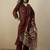 Women Ethnic Motifs Printed Regular Thread Work Kurta with Trousers & With Dupatta