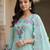 Women Floral Embroidered Regular Thread Work Pure Cotton Kurta with Trousers & With Dupatta