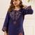Women Ethnic Motifs Embroidered Regular Thread Work Kurta with Palazzos