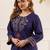 Women Ethnic Motifs Embroidered Regular Thread Work Kurta with Palazzos