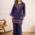 Women Ethnic Motifs Embroidered Regular Thread Work Kurta with Palazzos