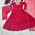 MAROON Faux Georgette PARTY WEAR SUIT SET 