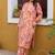 Plus Size Multi Printed Straight Kurta Trousers Set