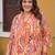 Plus Size Multi Printed Straight Kurta Trousers Set