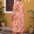 Plus Size Multi Printed Straight Kurta Trousers Set