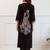 Women Embroidered Regular Beads and Stones Kurta with Trousers