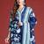 Floral Printed Pure Cotton Kurta With Trousers & Dupatta