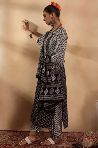 Printed Regular Pure Cotton Kurta with Salwar & Dupatta