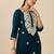 Women Floral Embroidered Regular Thread Work Kurta with Trousers