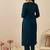 Women Floral Embroidered Regular Thread Work Kurta with Trousers