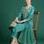 Ethnic Motifs Yoke Design Thread Work Kurta With Trousers & Dupatta