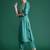Ethnic Motifs Yoke Design Thread Work Kurta With Trousers & Dupatta