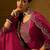 Floral Embroidered Sweetheart Neck Straight Kurta With Trousers & Dupatta