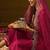 Floral Embroidered Sweetheart Neck Straight Kurta With Trousers & Dupatta
