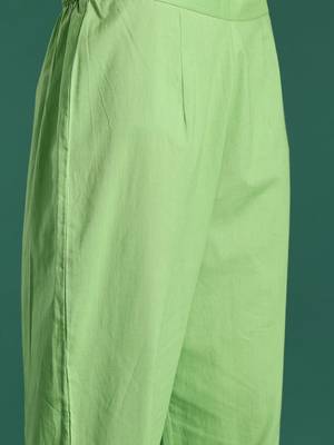 Women Floral Printed Pure Cotton Kurta with Trousers & With Dupatta 3