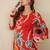 Women Floral Printed Pure Cotton Kurta with Trousers