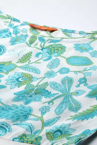 Women Floral Printed Regular Pure Cotton Kurta Set