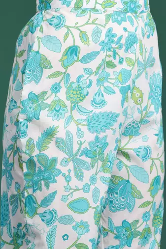 Women Floral Printed Regular Pure Cotton Kurta Set