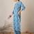 Floral Printed Pure Cotton V-Neck Straight Kurta With Trousers