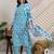 Women Floral Printed Regular Pure Cotton Kurta With Trousers & Dupatta