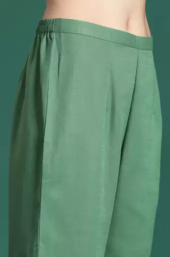 Kurta With Trousers & Dupatta