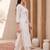 Women Floral Embroidered Regular Thread Work Kurta with Trousers