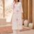 Women Floral Embroidered Regular Thread Work Kurta with Trousers