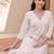 Women Floral Embroidered Regular Thread Work Kurta with Trousers