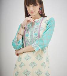 Women Floral Printed Regular Pure Cotton Kurta with Trousers