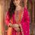 Women Ethnic Motifs Embroidered Panelled Thread Work Kurta with Palazzos & With Dupatta