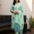 Women Floral Printed Regular Pure Cotton Kurta with Trousers & With Dupatta