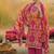 Women Ethnic Motifs Printed Regular Thread Work Pure Cotton Kurta with Trousers & With Dupatta