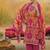 Women Ethnic Motifs Printed Regular Thread Work Pure Cotton Kurta with Trousers & With Dupatta