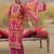 Women Ethnic Motifs Printed Regular Thread Work Pure Cotton Kurta with Trousers & With Dupatta