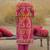 Women Ethnic Motifs Printed Regular Thread Work Pure Cotton Kurta with Trousers & With Dupatta