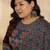 Plus Size Ethnic Printed Regular Pure Cotton Kurta with Trousers & With Dupatta