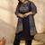 Plus Size Ethnic Printed Regular Pure Cotton Kurta with Trousers & With Dupatta