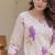 Women Floral Printed Regular Pure Cotton Kurta with Trousers
