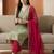Women Bandhani Printed Regular Thread Work Pure Cotton Kurta with Trousers & With Dupatta