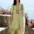 Women Floral Embroidered Regular Thread Work Pure Cotton Kurta with Trousers & With Dupatta