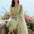 Women Floral Embroidered Regular Thread Work Pure Cotton Kurta with Trousers & With Dupatta
